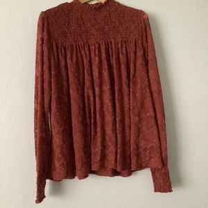 Deletta Rose / Tyrie Lace Long SleeveTop Size MP